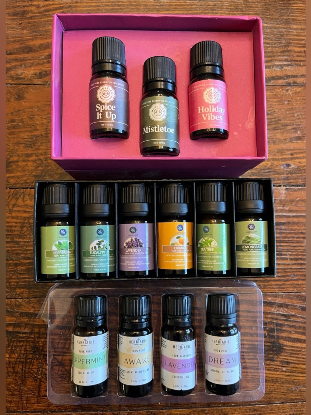 Lot of (13) Essential Oils - Lugunamoom - Holidaze - Herbiarie